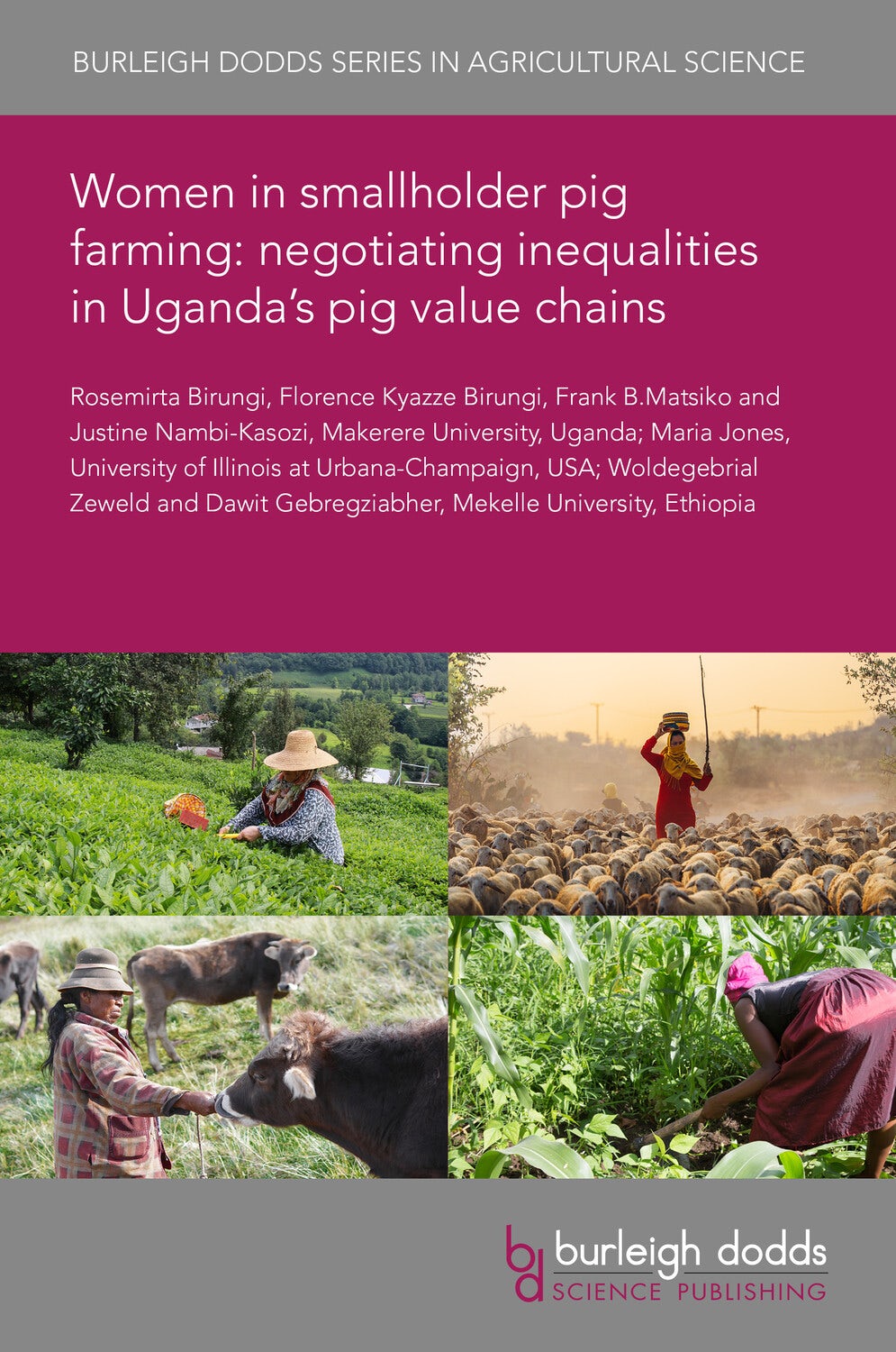 Book cover image for Women in smallholder pig farming: negotiating inequalities in Uganda’s pig value chains ISBN: 9781835454909